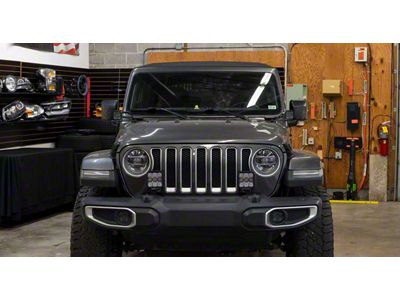 Diode Dynamics SS5 Sport CrossLink Bumper Light Bar Kit; White Driving (18-25 Jeep Wrangler JL)