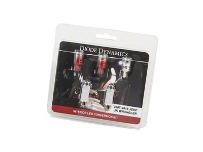 Diode Dynamics Stage 1 LED Interior Lighting Kit; Red (07-18 Jeep Wrangler JK 4-Door)