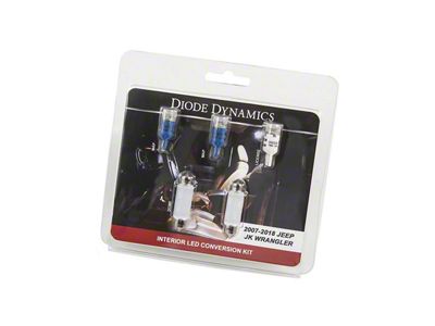 Diode Dynamics Stage 2 LED Interior Lighting Kit; Blue (07-18 Jeep Wrangler JK 4-Door)
