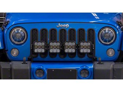 Diode Dynamics Stage Series Grille Mounting Bracket Kit (07-18 Jeep Wrangler JK)