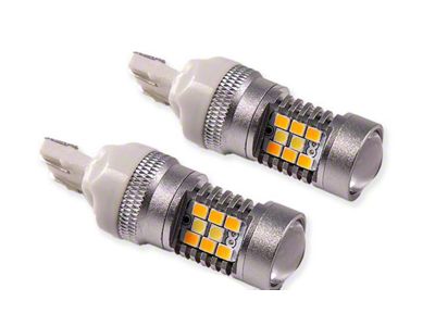Diode Dynamics Switchback LED Turn Signal Light Bulbs; 7443 HP24 (18-25 Jeep Wrangler JL Sport)