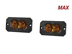 Diode Dynamics Stage Series C2 2.0 Max Flush Mount LED Pod Lights with Amber Backlight; Yellow Combo/Driving (Universal; Some Adaptation May Be Required)