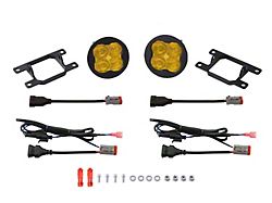 Diode Dynamics SS3 Max Type A ABL LED Fog Light Kit; Yellow SAE Fog (17-19 Titan)