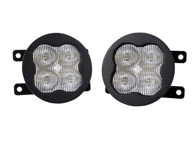 Diode Dynamics SS3 Pro Type A ABL LED Fog Light Kit; White SAE Fog (17-19 Titan)