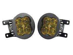 Diode Dynamics SS3 Pro Type A ABL LED Fog Light Kit; Yellow SAE Fog (17-19 Titan)