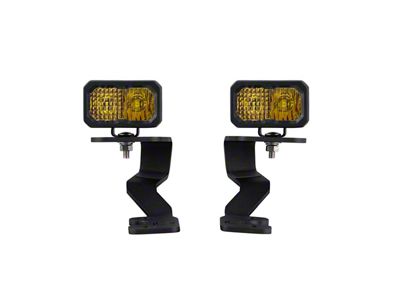 Diode Dynamics Stage Series C2 Sport LED Ditch Light Kit; Yellow Combo (22-25 Tundra)