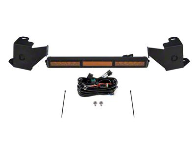 Diode Dynamics SS18 Front Bumper Mount LED Light Kit; Amber Combo (22-25 Tundra)