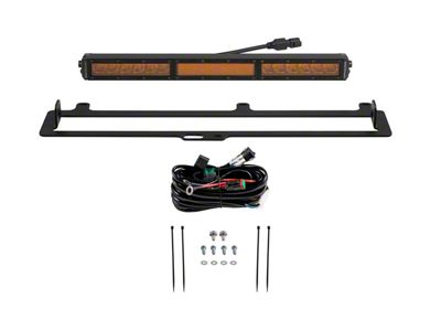 Diode Dynamics SS18 TRD Pro Grille Light Bar Kit; Amber Combo (22-25 Tundra TRD Pro)