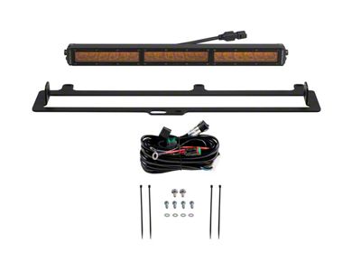 Diode Dynamics SS18 TRD Pro Grille Light Bar Kit; Amber Driving (22-25 Tundra TRD Pro)