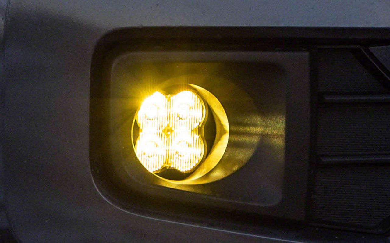 Diode Dynamics Tundra SS3 Max Type B LED Fog Light Kit; Yellow SAE Fog