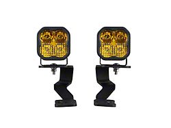 Diode Dynamics Stage Series SS3 Sport LED Ditch Light Kit; Yellow Combo (22-26 Tundra)