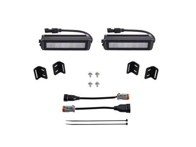 Diode Dynamics SS6 LED Fog Light Kit; White Wide (22-25 Tundra)