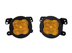 Diode Dynamics SS3 Max Type M ABL LED Fog Light Kit; Yellow SAE Fog (14-17 Jeep Cherokee KL)