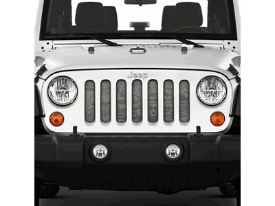 Grille Insert; Air Force Tiger Stripe (07-18 Jeep Wrangler JK)