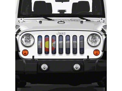 Grille Insert; Colorado Scenic (07-18 Jeep Wrangler JK)