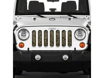 Grille Insert; Tan Digital Camo (07-18 Jeep Wrangler JK)