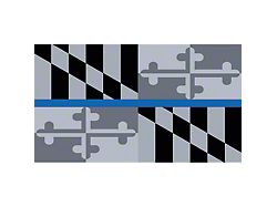 Grille Insert; Maryland Tactical State Flag (97-06 Jeep Wrangler TJ)