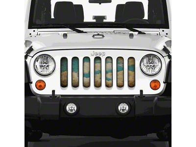 Grille Insert; Michelangelo (07-18 Jeep Wrangler JK)