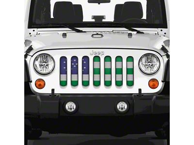 Grille Insert; NYPD (07-18 Jeep Wrangler JK)