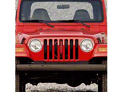 Grille Insert; Red Warrior (97-06 Jeep Wrangler TJ)