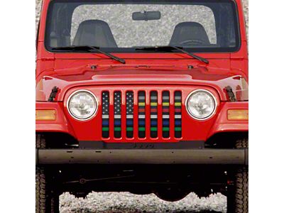 Grille Insert; Six for the Six (97-06 Jeep Wrangler TJ)