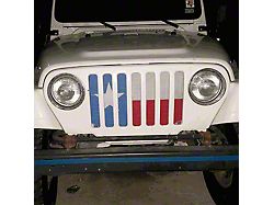Grille Insert; Texas State Flag (97-06 Jeep Wrangler TJ)