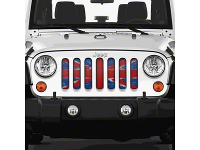 Grille Insert; Union Jack (07-18 Jeep Wrangler JK)