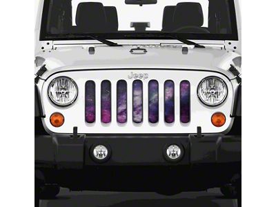 Grille Insert; Waa Waa White Space (07-18 Jeep Wrangler JK)