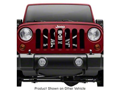 Grille Insert; Pirate Flag (20-25 Jeep Gladiator JT)