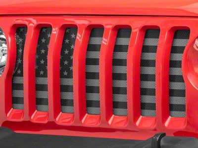 Grille Insert; American Tactical (18-25 Jeep Wrangler JL w/o TrailCam)