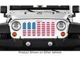 Grille Insert; Old Glory (18-25 Jeep Wrangler JL w/o TrailCam)