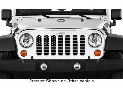 Grille Insert; Stealth (18-25 Jeep Wrangler JL w/o TrailCam)