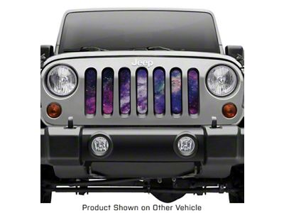 Grille Insert; Waa Waa White Space (18-25 Jeep Wrangler JL w/o TrailCam)