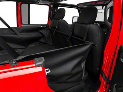 Dirty Dog 4x4 Cargo Liner; Black (18-25 Jeep Wrangler JL 4-Door, Excluding 4xe)