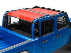 Dirty Dog 4x4 Front and Rear Seat Sun Screen; Red (20-23 Jeep Gladiator JT)