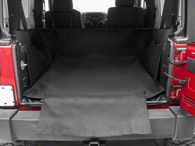 Dirty Dog 4x4 Cargo Liner; Black (07-18 Jeep Wrangler JK 2-Door)