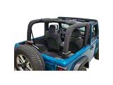 Dirty Dog 4x4 Soft Top Roll Bar Cover; Black (18-23 Jeep Wrangler JL 2-Door)
