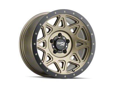 Dirty Life Theory Matte Gold 6-Lug Wheel; 17x9; -12mm Offset (05-15 Tacoma)