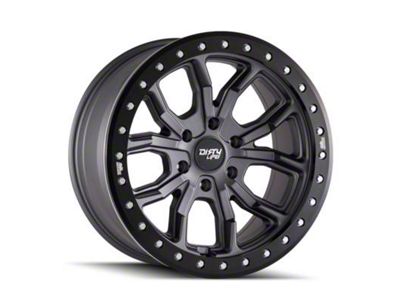 Dirty Life DT-1 Matte Gunmetal 6-Lug Wheel; 17x9; -12mm Offset (24-25 Tacoma)