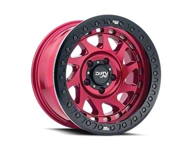 Dirty Life Enigma Race Crimson Candy Red 6-Lug Wheel; 17x9; -38mm Offset (24-25 Tacoma)