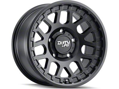 Dirty Life Mesa Matte Black 6-Lug Wheel; 17x9; -12mm Offset (25-26 4Runner)