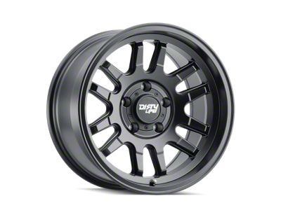 Dirty Life Canyon Matte Black 6-Lug Wheel; 17x9; -12mm Offset (21-25 Bronco, Excluding Raptor)