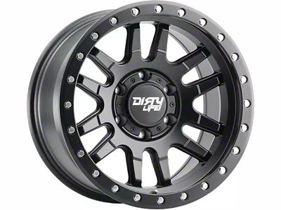 Dirty Life Canyon Pro Matte Black 6-Lug Wheel; 17x9; 0mm Offset (21-25 Bronco, Excluding Raptor)