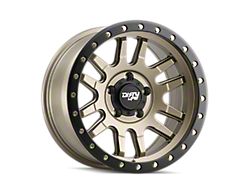 Dirty Life Canyon Pro Satin Gold 6-Lug Wheel; 17x9; 0mm Offset (21-25 Bronco, Excluding Raptor)