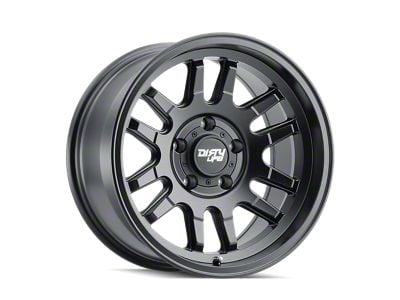 Dirty Life Canyon Matte Black Wheel; 17x9; -12mm Offset (20-25 Jeep Gladiator JT)