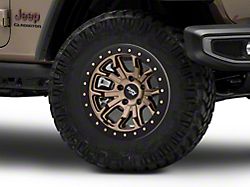 Dirty Life DT-1 Matte Gold Wheel; 17x9; -12mm Offset (20-25 Jeep Gladiator JT)