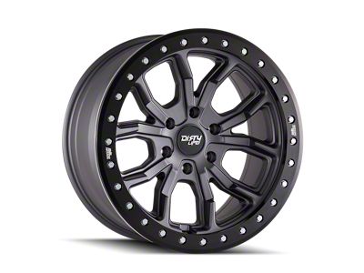 Dirty Life DT-1 Satin Gunmetal Wheel; 17x9; -38mm Offset (20-25 Jeep Gladiator JT)