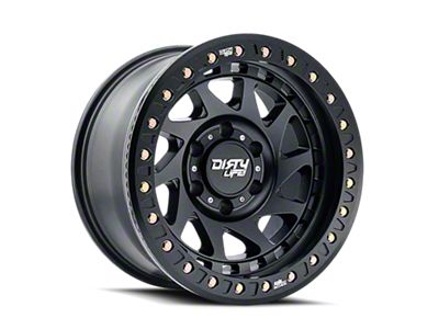 Dirty Life Enigma Race Matte Black Wheel; 17x9; -38mm Offset (20-25 Jeep Gladiator JT)