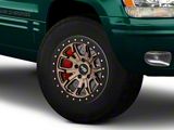 Dirty Life DT-1 Matte Gold Wheel; 17x9; -12mm Offset (99-04 Jeep Grand Cherokee WJ)