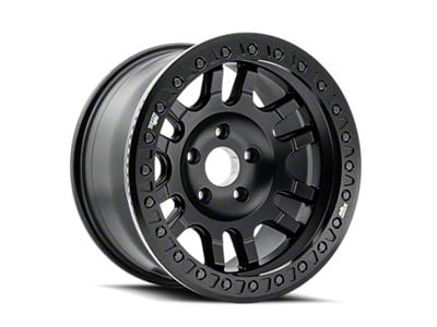 Dirty Life Canyon Race Matte Black Wheel; 17x9; -12mm Offset (87-95 Jeep Wrangler YJ)